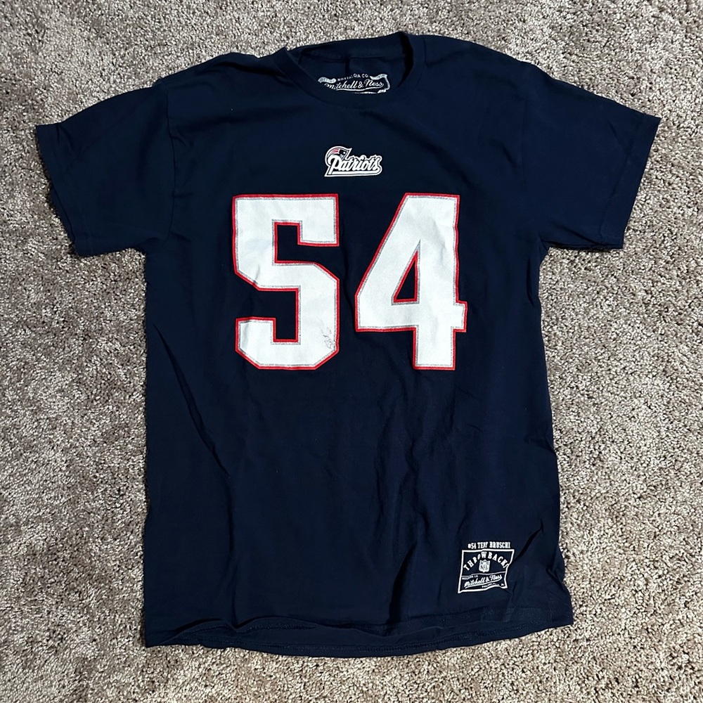 Teddy Bruschi jersey shirt size medium